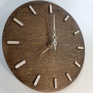 Seinäkello Mandala - Minimalismi, kehyksetön