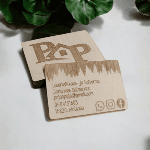 puinen käyntikortti puinen käyntikortti