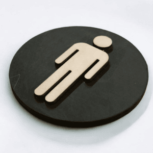 WC-kyltti Mies