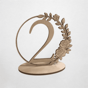 Pöytänumero - Kukka