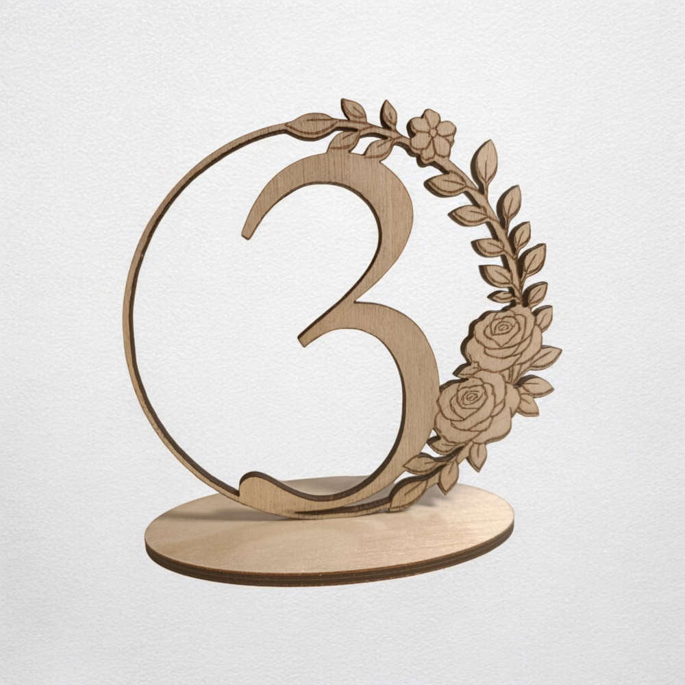 Pöytänumero - Kukka