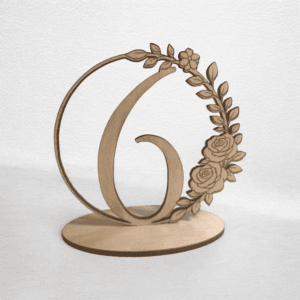 Pöytänumero - Kukka