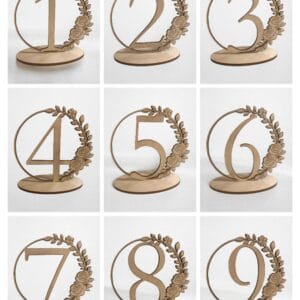 Pöytänumero - Kukka